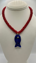 Load image into Gallery viewer, Red Glass Beaded