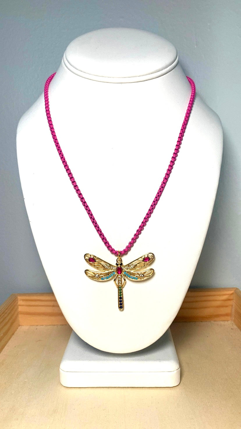 Dragonfly Pendant Necklace