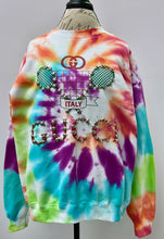 Load image into Gallery viewer, Gucci Inspired Reworked Tie-Dye Sweatshirt
