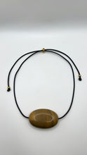 Load image into Gallery viewer, Big Oval Natural Stone Pendant Necklace
