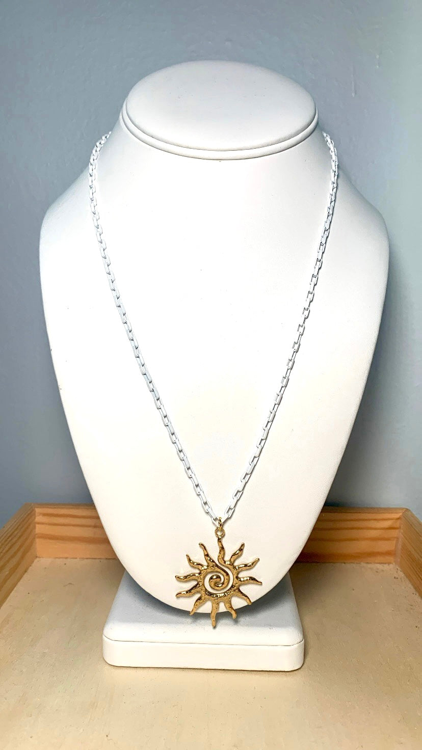 Sun Pendant Necklace