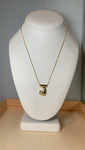 Load image into Gallery viewer, Gold Balloon Initial Necklace
