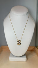 Load image into Gallery viewer, Gold Balloon Initial Necklace
