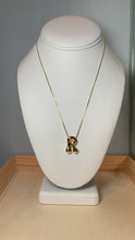 Load image into Gallery viewer, Gold Balloon Initial Necklace
