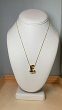 Load image into Gallery viewer, Gold Balloon Initial Necklace
