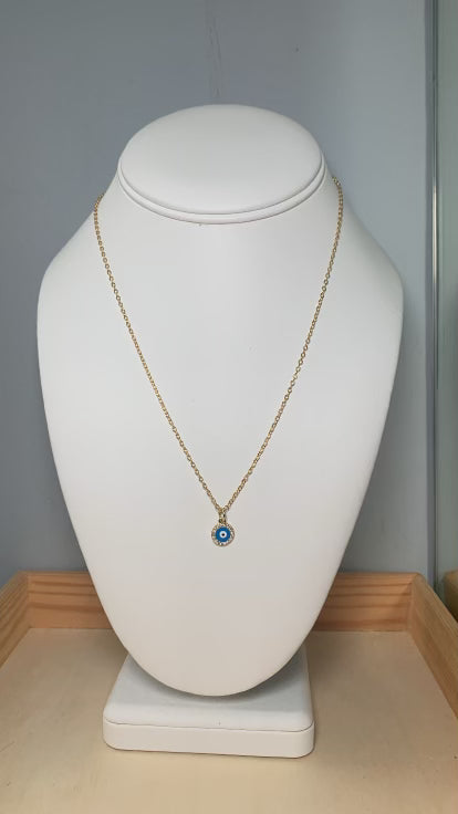 Blue Evil Eye Necklace