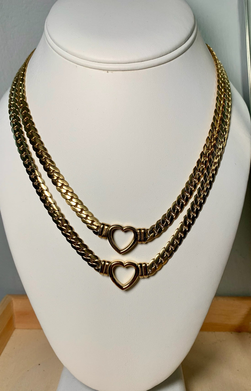 Heart Woven Chain Necklace