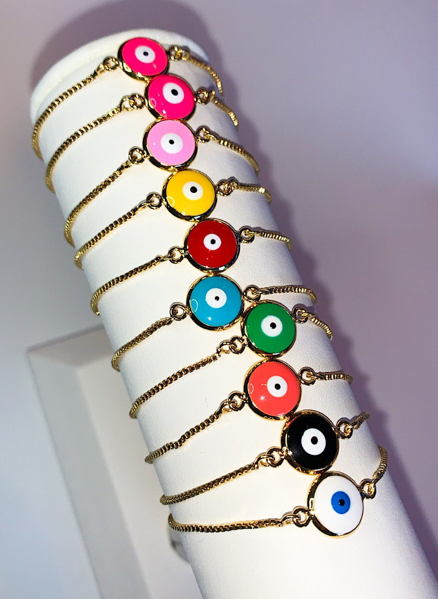 Crystal Evil Eye Bracelet