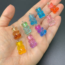 Load image into Gallery viewer, 3D Gradient Transparent Gummy Bear Charm
