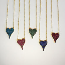 Load image into Gallery viewer, Pave Heart Necklace
