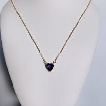 Load image into Gallery viewer, Birth Stone Heart Necklace
