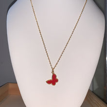 Load image into Gallery viewer, Butterfly Shell Stone Necklace
