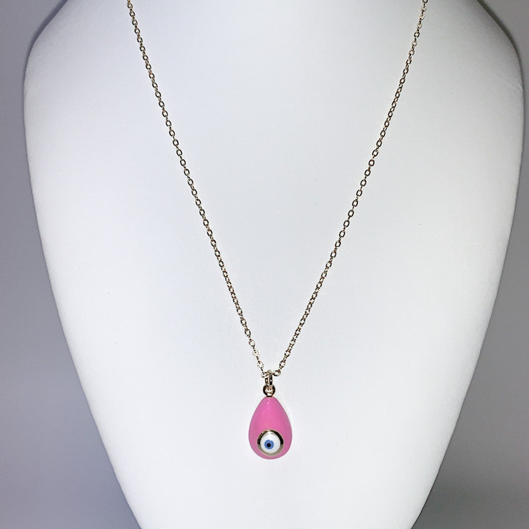 Evil Eye Drop Necklace