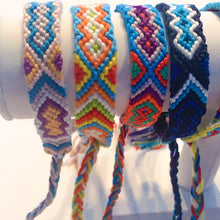 Load image into Gallery viewer, Woven Friendship Bracelets | Blues
