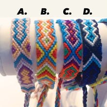 Load image into Gallery viewer, Woven Friendship Bracelets | Blues
