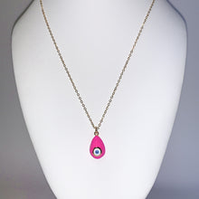 Load image into Gallery viewer, Evil Eye Drop Necklace
