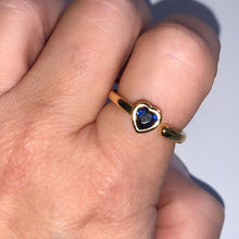 Load image into Gallery viewer, Heart Gold Plated Ring
