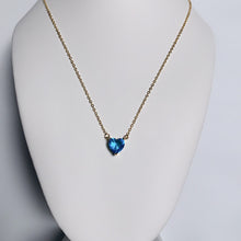 Load image into Gallery viewer, Birth Stone Heart Necklace
