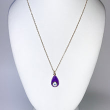 Load image into Gallery viewer, Evil Eye Drop Necklace
