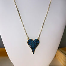 Load image into Gallery viewer, Pave Heart Necklace
