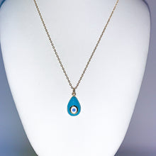 Load image into Gallery viewer, Evil Eye Drop Necklace
