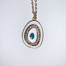 Load image into Gallery viewer, Crystal Evil Eye Necklace
