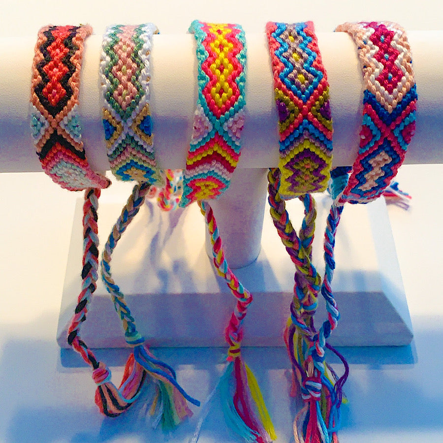 Woven Friendship Bracelet | Pinks